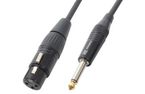 PD Connex - XLR Female to 6.3mm Mono Jack - 6m