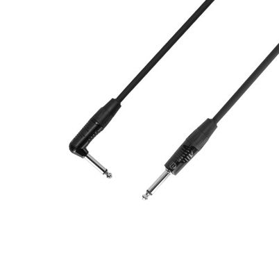 Adam Hall Instrument Cable - Angled Jack TS  to Jack TS | 3 m