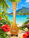 Kiwi Craft - Rarotongan Ukulele (2) - 6-String w/Bag