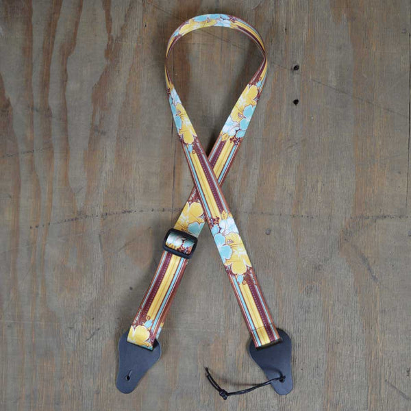 Colonial Leather - Ukulele Strap - Stripes