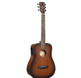 Cort - Earth GO - Mini Acoustic Guitar - Brown Burst