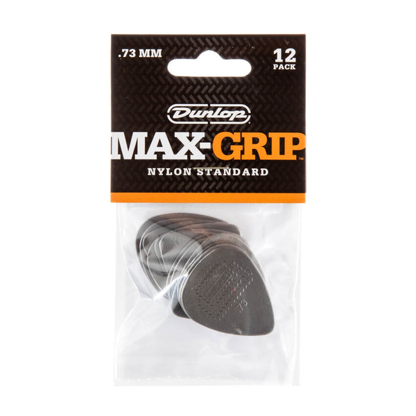 Dunlop - Max-Grip Nylon Standard Picks - 0.73mm (12 Pack)