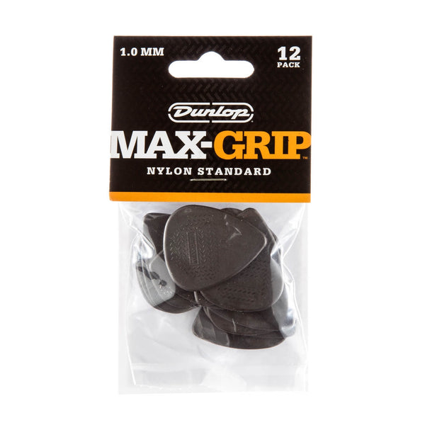 Dunlop - Max-Grip Nylon Standard Picks - 1.0mm (12 Pack)