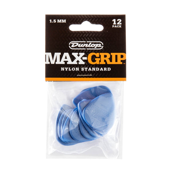 Dunlop - Max-Grip Nylon Standard Picks - 1.5mm (12 Pack)