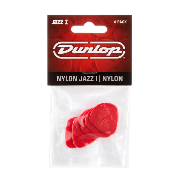 Dunlop - Nylon Guitar Picks - Jazz I (6 Pack)