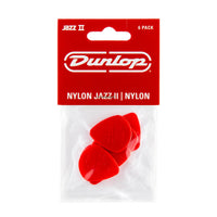 Dunlop - Nylon Guitar Picks - Jazz II (6 Pack)