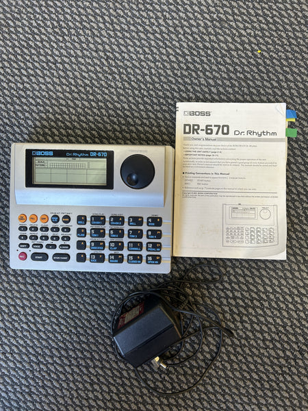 BOSS - Dr. Rhythm DR-670 Drum Machine - Second Hand
