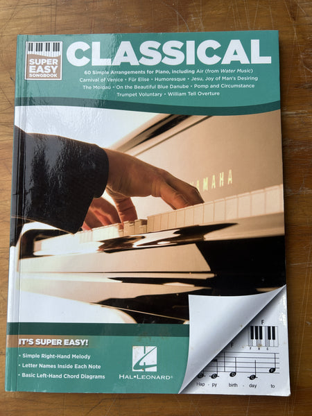 Classical Piano Arrangements for Complete Beginner - Second Hand