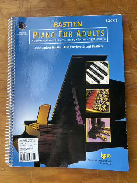 Bastien Piano for Adults Book 2 - Second Hand