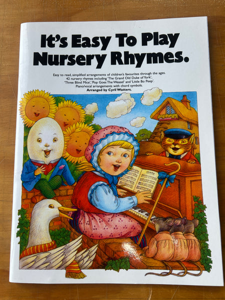 It's Easy To Play Nursery Rhymes - Second Hand