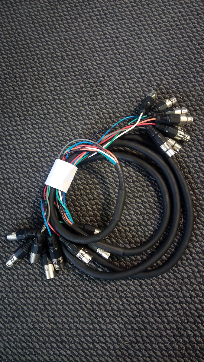 8 Channel 3M XLR Male/Female Snake Second Hand The Music Warehouse