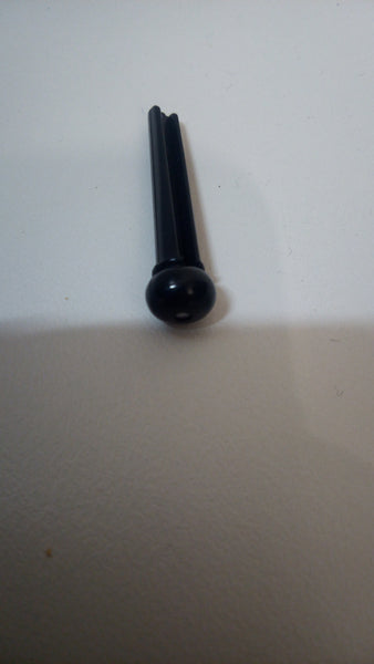 Bridge Pin - Black with White Dot - Second Hand