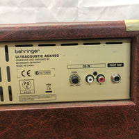 Behringer ULTRACOUSTIC ACX450 45 Watt 2 Channel Acoustic Instrument Amplifier - Second Hand