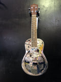 Aiersi - Concert Resonator Ukulele - Glossy Silver Finish