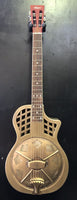 Aiersi - Parlour Resonator Guitar - Brushed Brass Matte