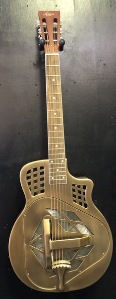 Aiersi - Resonator Guitar - Brushed Brass Matte