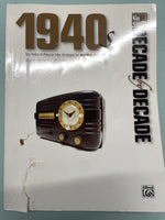 Decade by Decade - 1940s Popular Hits for Easy Piano - Second Hand