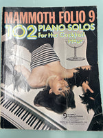 Mammoth Folio 9 - 102 Piano Solos for the Cocktail Hour - Second Hand
