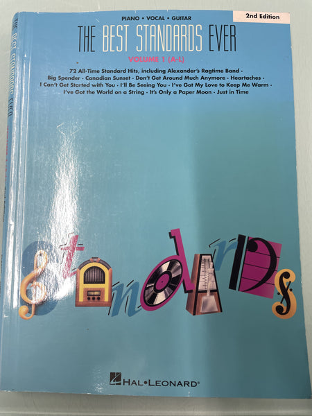 Hal Leonard - The Best Standards Ever Volume 1 - Second Hand