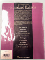 Hal Leonard - The Singer's Series Standard Ballads - Second Hand