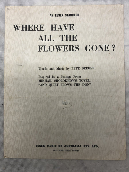 Where Have All The Flowers Gone? (Second Hand)