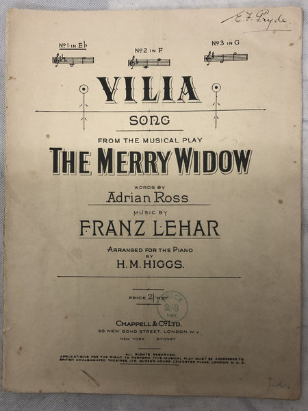Vilia - from The Merry Window (Second Hand)