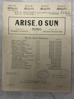 Arise, O Sun (Second Hand)