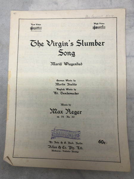 The Virgin's Slumber Song  (Second Hand)