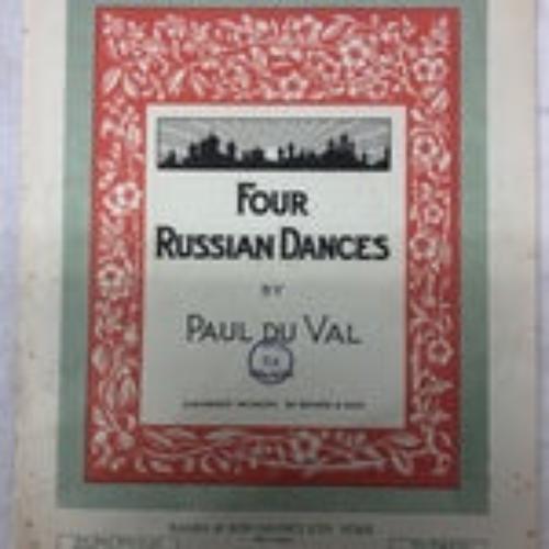 Four Russian Dances - Paul du Val (Second Hand)