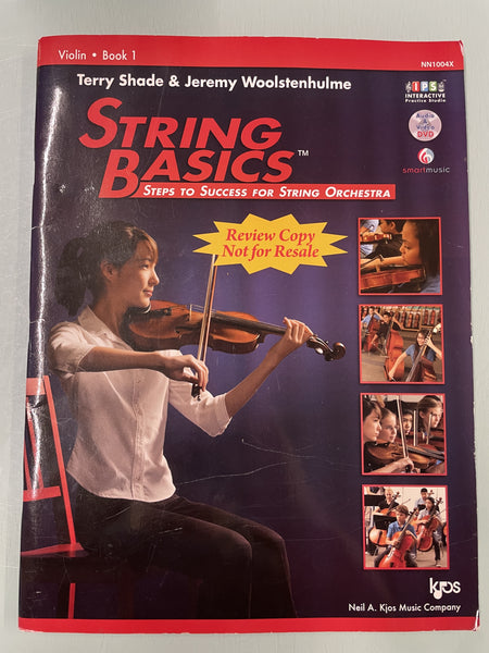 String Basics - Steps to Success for String Orchestra - Violin Book 1 (Second Hand)