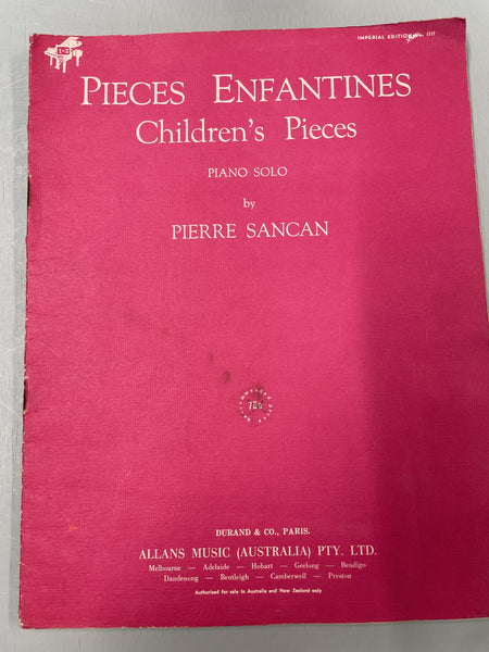 Children's Pieces Piano Solo (Second Hand)
