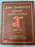 John Thompsons Easiest Piano Course Part 6 (Second Hand)