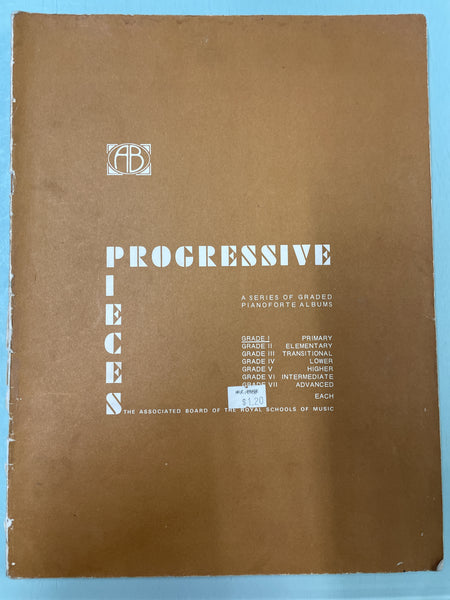 ABRSM - Progressive Pieces Grade 1 (Second Hand)
