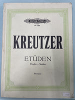 Edition Peters - Kreutzer Etudes (Second Hand)