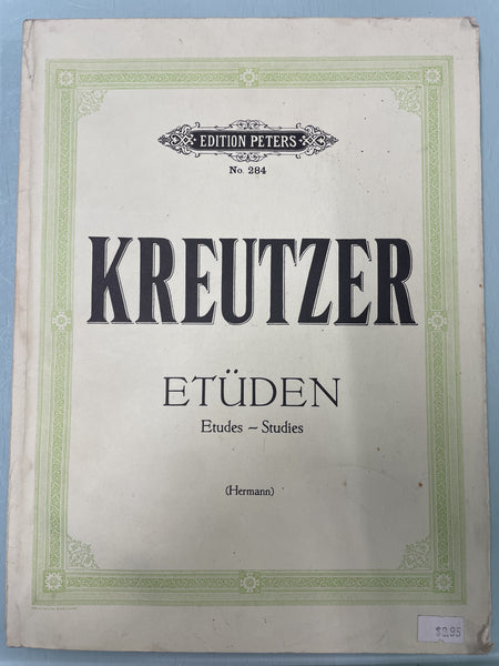 Edition Peters - Kreutzer Etudes (Second Hand)