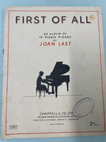 First of All - 15 Piano Pieces by Joan Last (Second Hand)