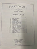 First of All - 15 Piano Pieces by Joan Last (Second Hand)
