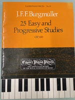 ABRSM - 25 Easy and Progressive Studies (Second Hand)