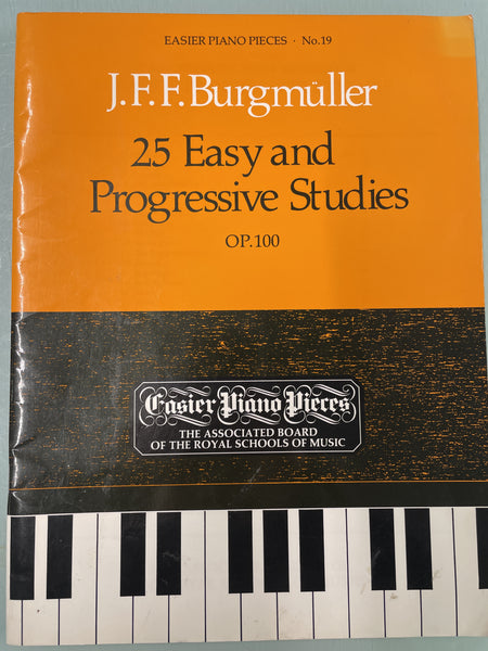 ABRSM - 25 Easy and Progressive Studies (Second Hand)