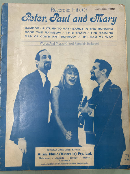 Recorded Hits of Peter, Paul and Mary - First Album (Second Hand)