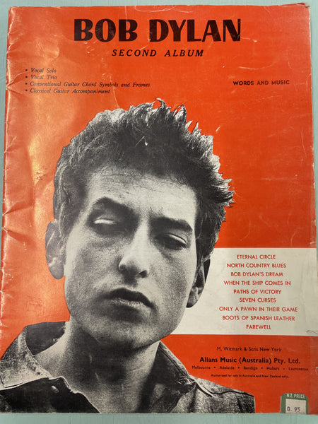 Bob Dylan - 2nd Album for Vocal Solo/Trio and Guitar (Second Hand)