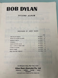 Bob Dylan - 2nd Album for Vocal Solo/Trio and Guitar (Second Hand)