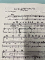 Quando, Quando, Quando (Second Hand)