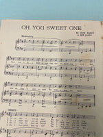 Oh! You Sweet One (Second Hand)