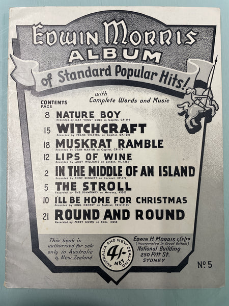 Edwin Morris Album of Standard Popular Hits No.5 (Second Hand)