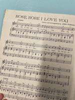 Rose, Rose I Love You (Second Hand)