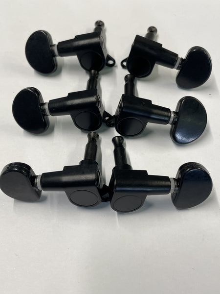 Best Guitars - 3 A Side Guitar Machine Heads - Black