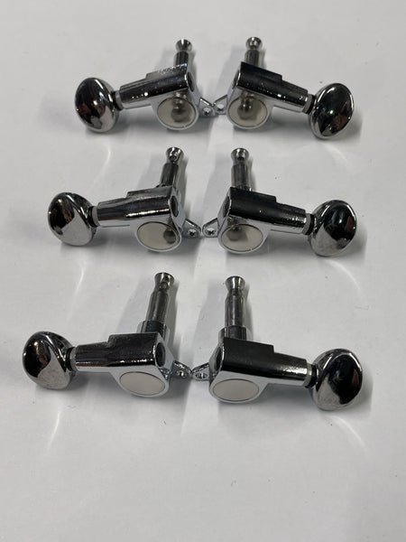 Best Guitars - 3 A Side Guitar Machine Heads - Chrome