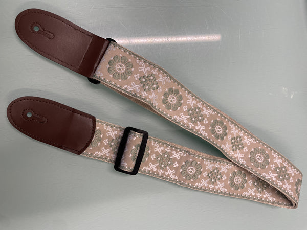 Best Guitars - Jacquard Strap - Walnut Flower