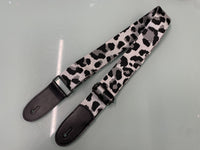 Best Guitars - Jacquard Strap - Silver Cheetah